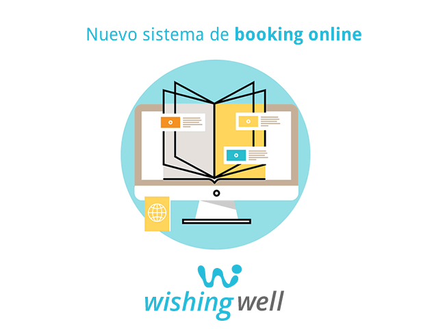 Booking online en la página web